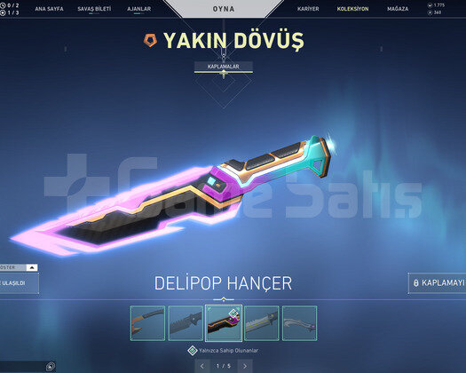 DELİPOP BIÇAK, 4 VANDAL VE 7 GHOST TR HESAP