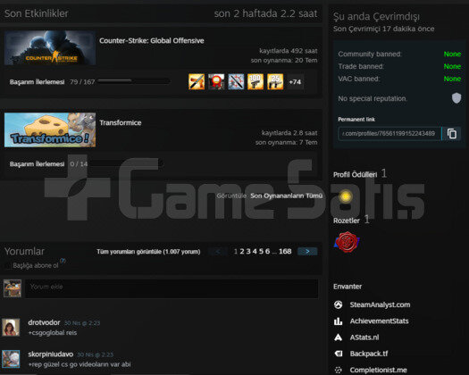 500 Saatli Suprem Elo Hesap!