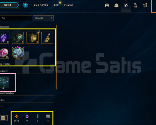 71 WR YÜKSEK ELO HANDMADE HESAP UCUZ!