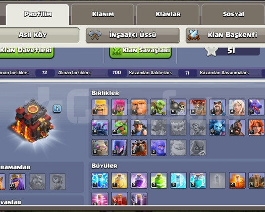 Clash of clans harika hesap