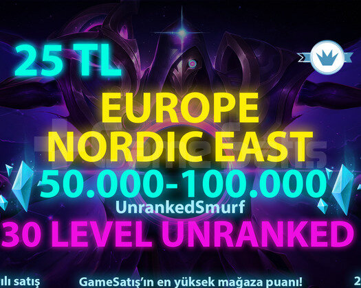 EUNE 30 Level Unranked Hesap - Eu Nordic East