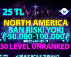 NA 30 Level Unranked Hesap - North America