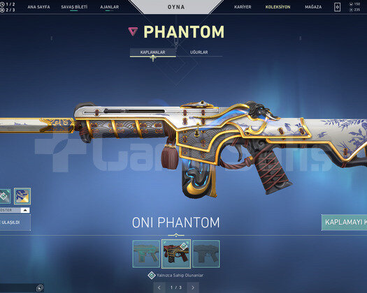 ASİL VANDAL ve ONİ PHANTOM TR DEHŞET HESAP