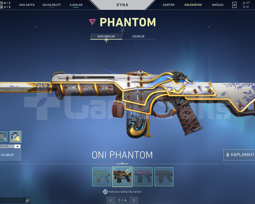 ASİL VANDAL VE ONİ PHANTOM TR HESAP