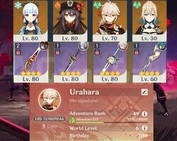 AR49 HUTAO+AYAKA+KAZUHA+JEAN