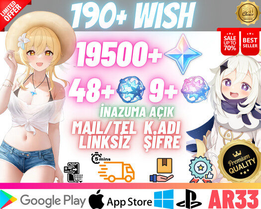 EU | AR33 190+ Wish - 19500 Primo 48+9 Fate