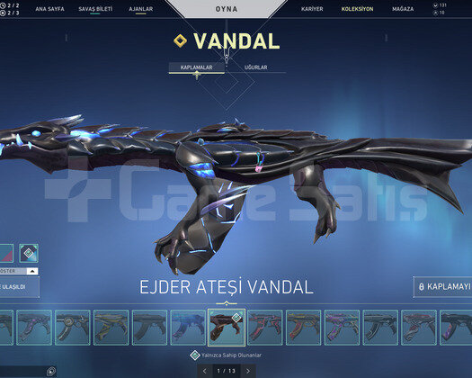 Ejder Sett/11 Bıçak/13 Vandal/11 Phantom/Dopdolu