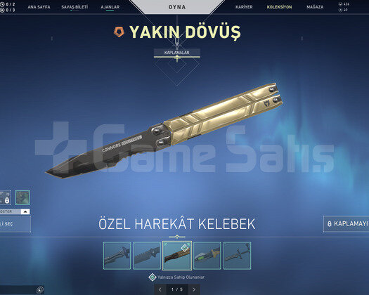 Yağmacı Sett/Kelebek Yağmacı Mahvolmuş Bıç/Dopdolu