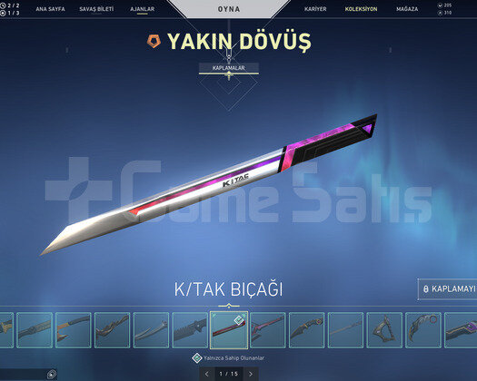 Champion Sett/15 Bıçak/18 Vandal/13 Phantom/Dehşet
