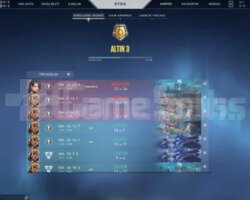 GOLD 3 50 LP YÜKSEK MMR HESAP