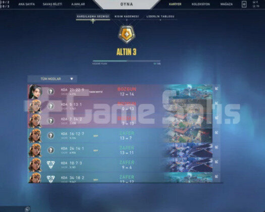 GOLD 3 50 LP YÜKSEK MMR HESAP