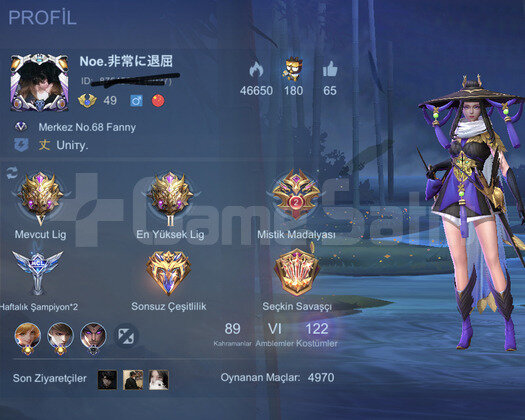Ucuza fanny main hesap