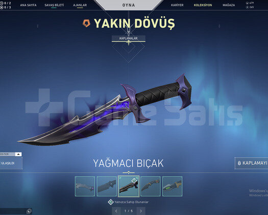 TR BÖLGE/Yağmacı Bıçak/Işık Muhafızı Vandal/Oni