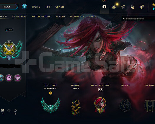 EUW P4 FRESH ACCOUNT