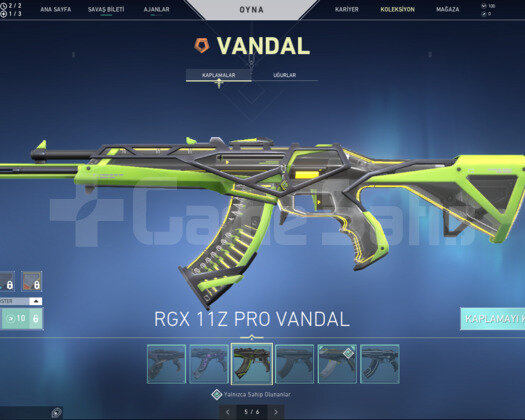 5 VANDAL  6 PHANTOM 6 BIÇAK ÇOK UCUZ BOL SKİNLİ