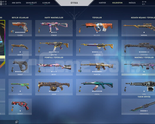 5 VANDAL  6 PHANTOM 6 BIÇAK ÇOK UCUZ BOL SKİNLİ