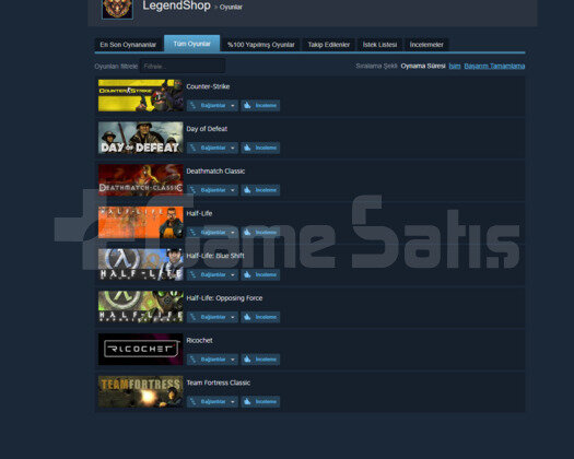 18 YILLIK STEAM 10 LEVEL STEAM 5000+GÜN OFF