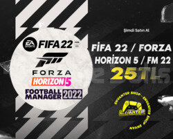 Fifa 22 + Forza Horizon 5 + Fm 22