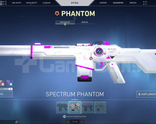 SPECTURUM PHANTOM ASİL VANDAL VE BİRÇOK SKİN