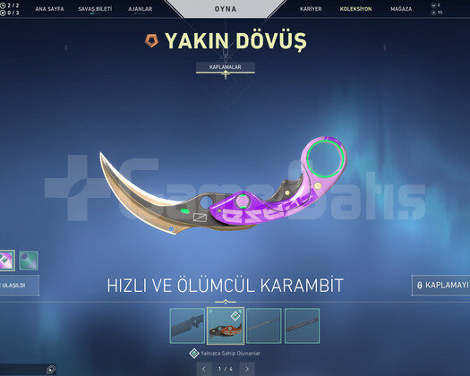 YAĞMACI VANDAL VE KARAMBİT BIÇAK TR HESAP