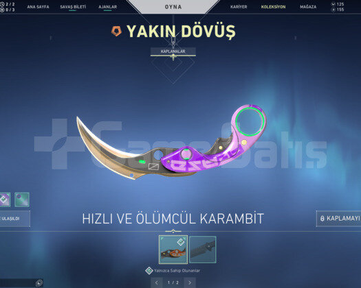 RGX 11Z PRO VANDAL VE KARAMBİT BIÇAK TR HESAP