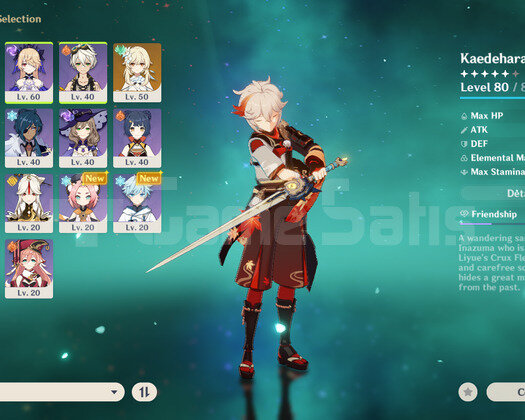 Rank 46 C2 kazuha klee + lost prayer