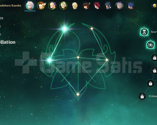 Rank 46 C2 kazuha klee + lost prayer