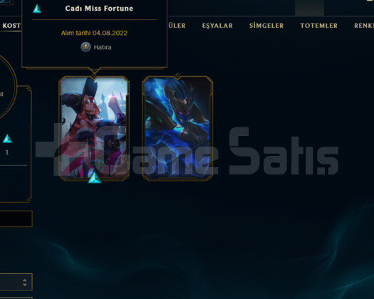 TR/Altın 2 - 27 Şampiyon - 2 Skin +20LP