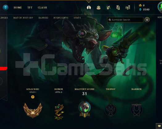 EUW GOLD 1 53.3 WR HESAP