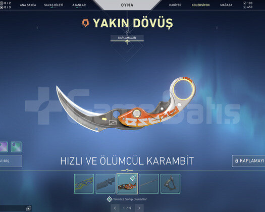 KARAMBİT - 4 BIÇAK VE AVCI VANDAL TR HESAP