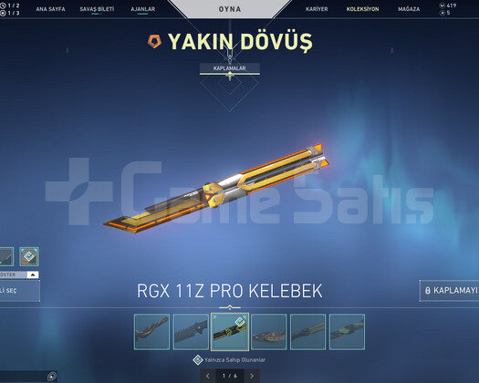 Rgx Blade Ve Kelebek/Yağmacı Kaos Vandal/Dopdolu