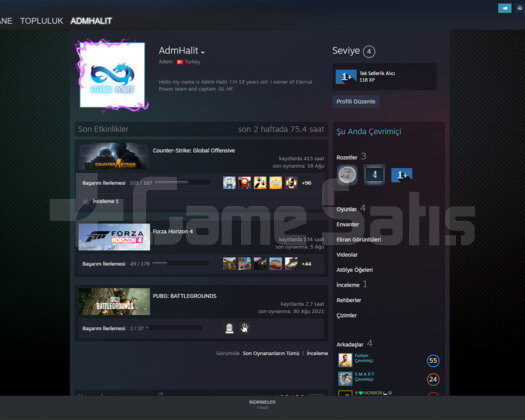 3 MADAYALI CS GO HESABI