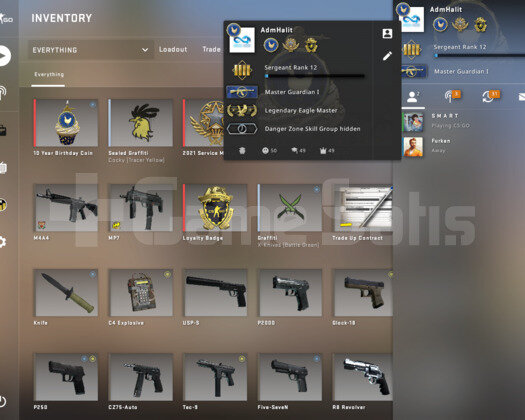 3 MADAYALI CS GO HESABI