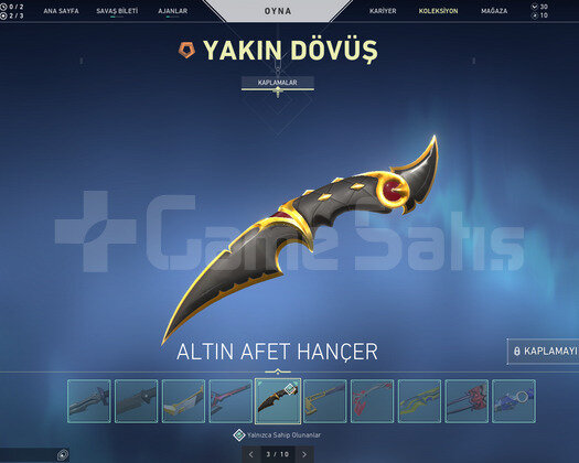 TR BÖLGE/10 Bıçak/8 Vandal/7 Phantom/DOPDOLU