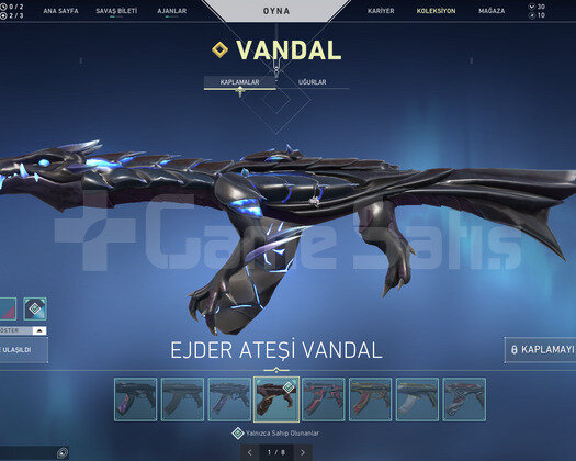 TR BÖLGE/10 Bıçak/8 Vandal/7 Phantom/DOPDOLU