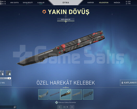 ASİL KARAMBİT - KELEBEK VE YİTİK OP. TR HESAP