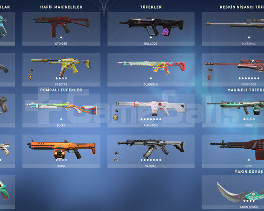 Karambit/7 Vandal/Spectrum Phan/Köken Op Dolu