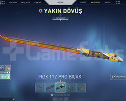 RGX 11Z PRO BIÇAK VE YAĞMACI VANDAL-OP TR HESAP