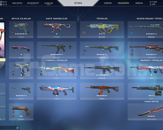 11 BIÇAK - 9 VANDAL VE 7 OPERATOR SKİNLİ HESAP