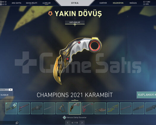 11 BIÇAK - 9 VANDAL VE 7 OPERATOR SKİNLİ HESAP