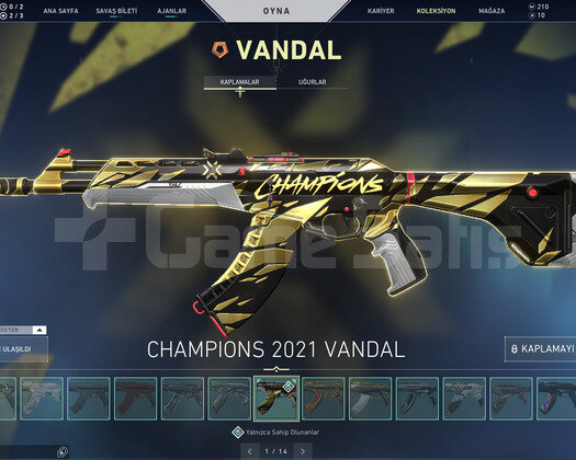 13 VANDAL - 7 BIÇAK VE 8 PHANTOM SKİNLİ HESAP