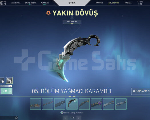13 VANDAL - 7 BIÇAK VE 8 PHANTOM SKİNLİ HESAP