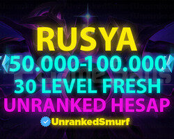 RUSYA BAN RİSKSİZ 50K-100K 30 LEVEL UNRANKED
