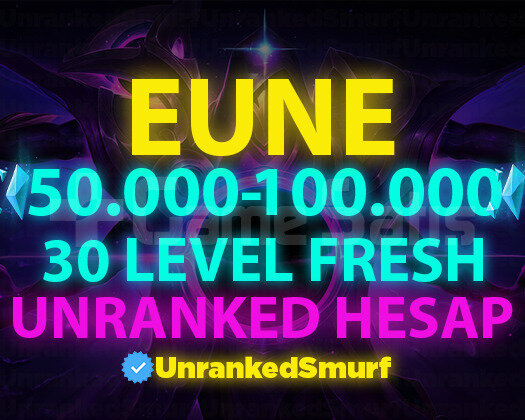 EUNE BAN RİSKSİZ 50K-100K 30 LEVEL UNRANKED