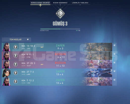 SILV 3 50 KP COK YUKSEK MMR