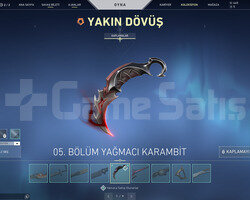 YAĞMACI KARAMBİT VE DELİPOP VANDAL PLATİN HESAP