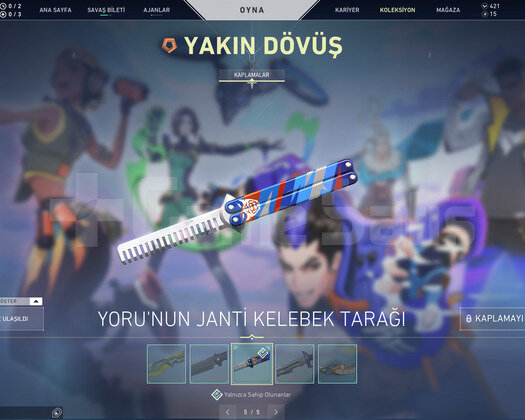 EJDER OPERATOR VE KELEBEK BIÇAK PLATİN HESAP