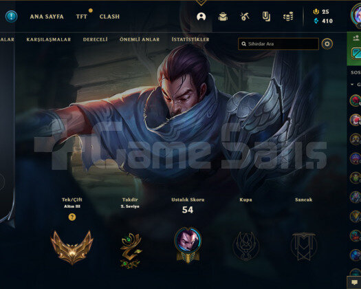 +20 LP Gold 3 Yasuo Lee Sin Kata Ve Fazlası