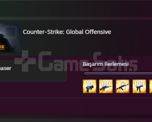 cs odaklı steam hesap