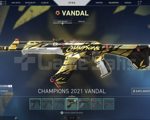 TR 15K YATIRILMIŞ HESAP CHAMPİONS KARAMBİT+VANDAL